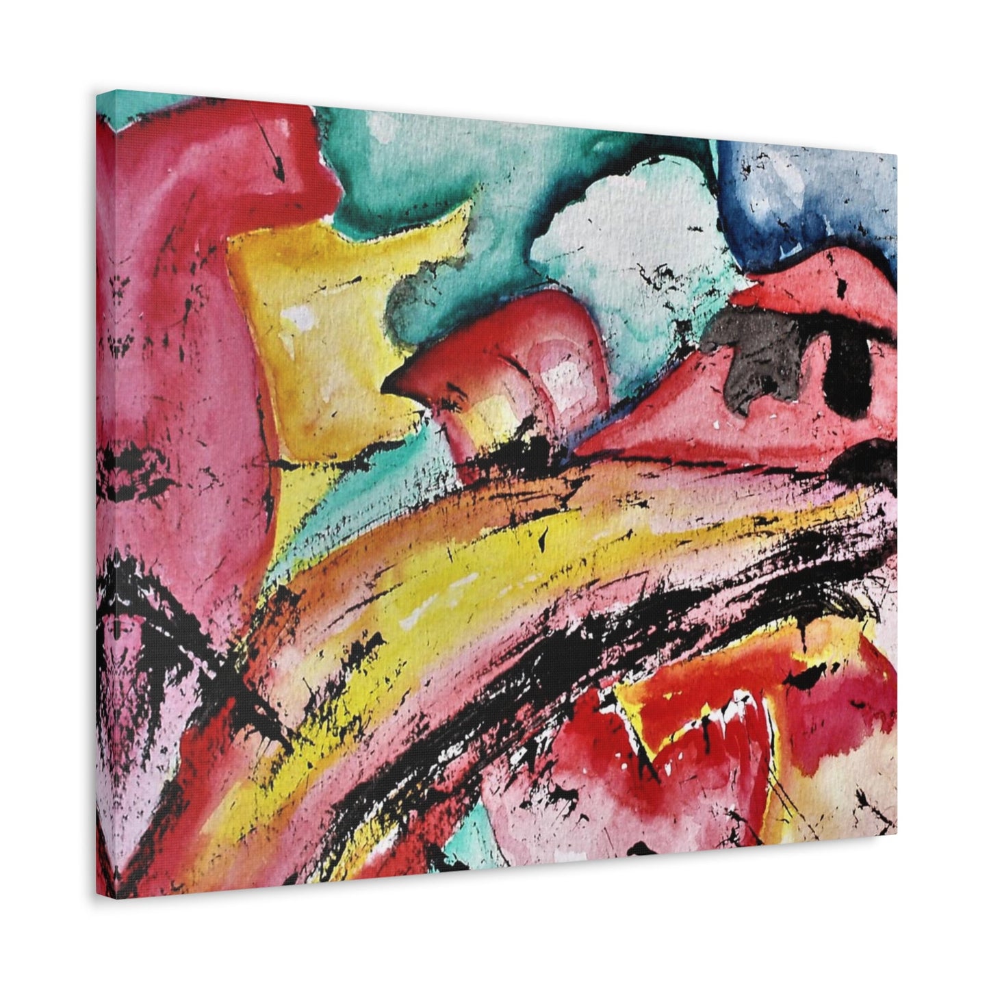 Words Of Love Stretched Canvas Printify