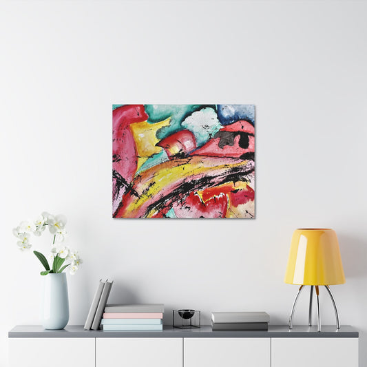 Words Of Love Stretched Canvas Printify