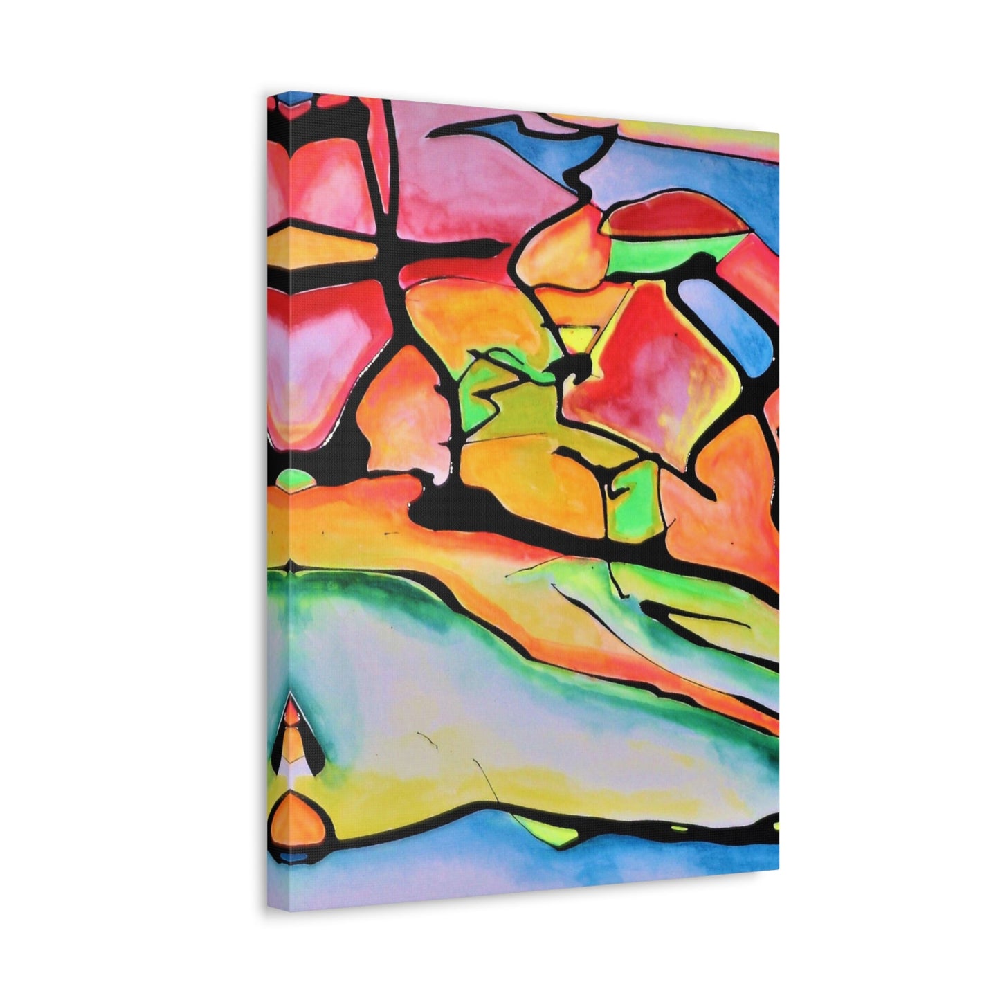 Atomic Dog Stretched Canvas Printify
