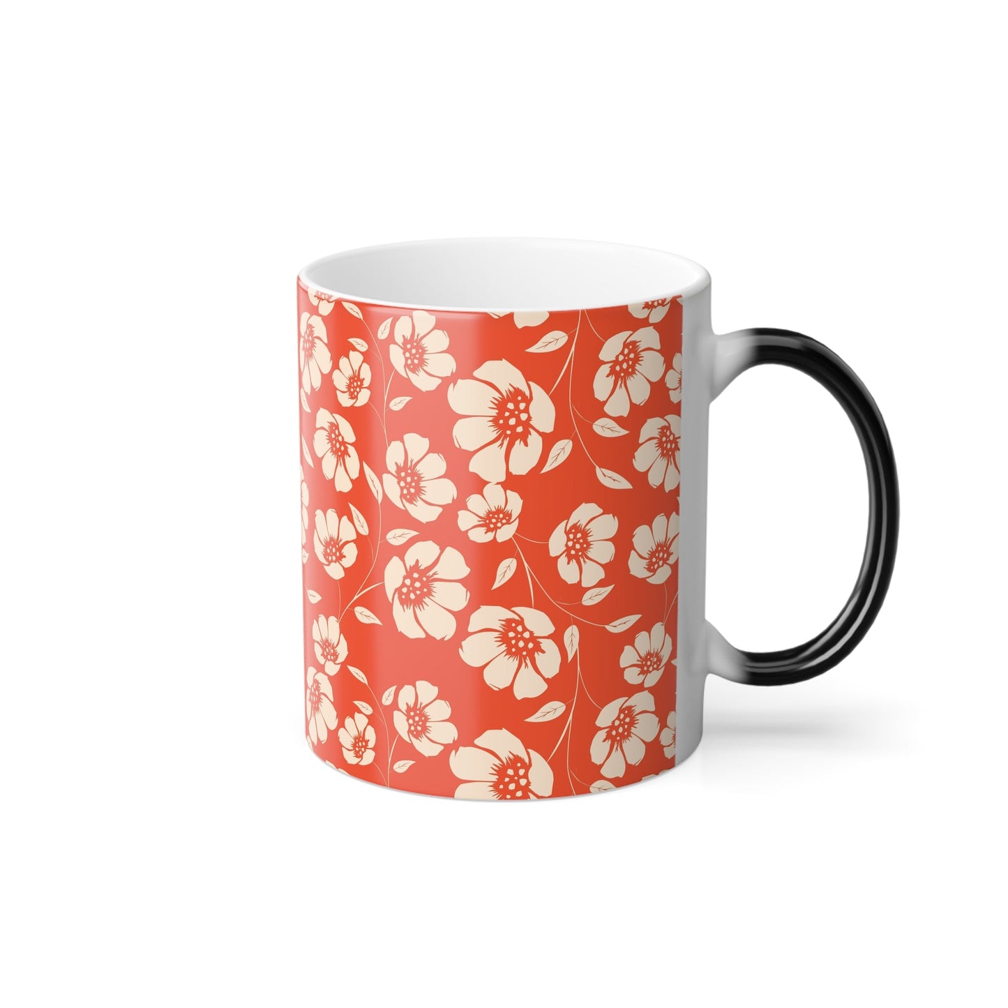 Poppy Color Morphing Floral Mug - 11oz - Kia Day Design