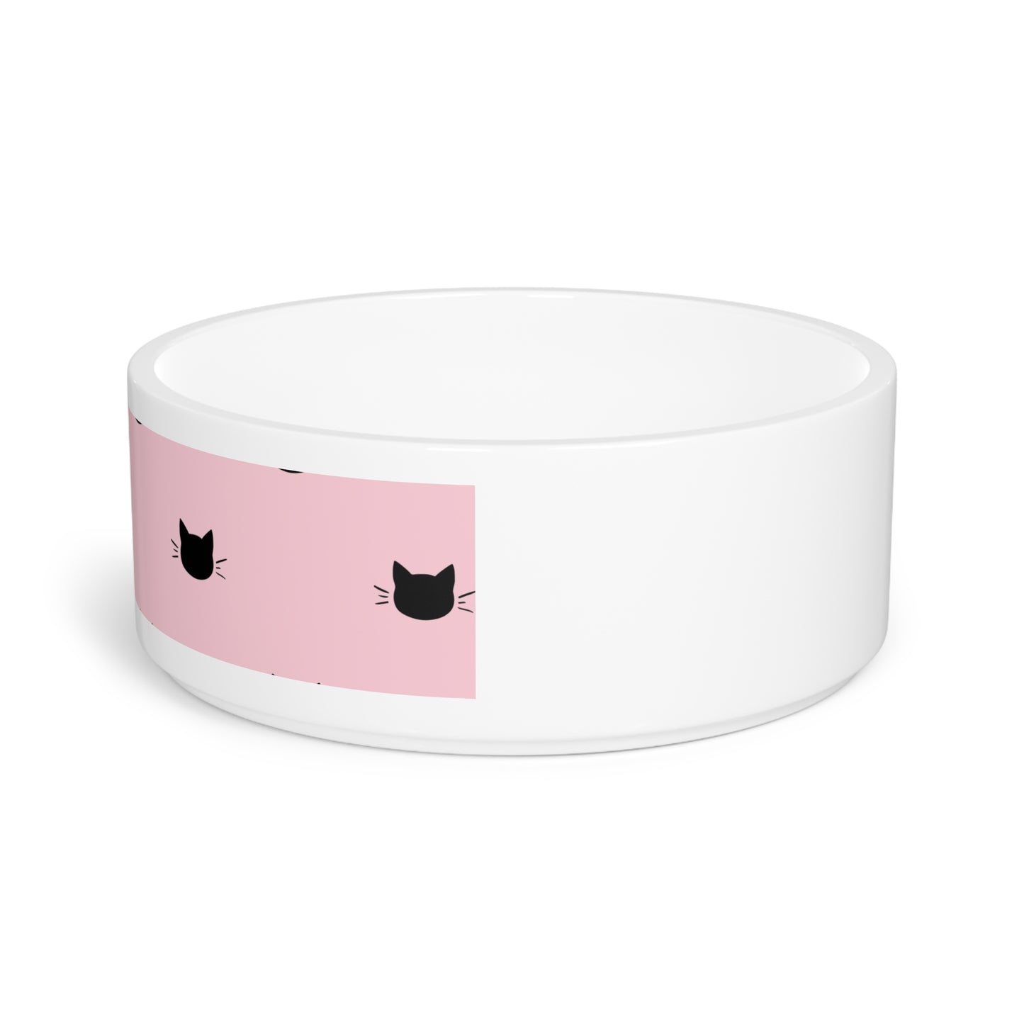 Pink Cat Design Pet Bowl - Kia Day Design