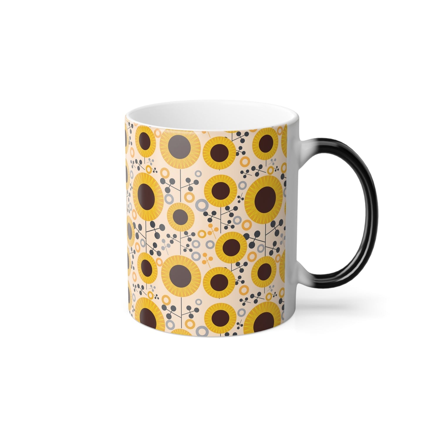 Sunflower Color Morphing Mug - 11oz - Kia Day Design