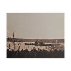 Navy Day New York October 27th 1945 Satin Canvas Stretched