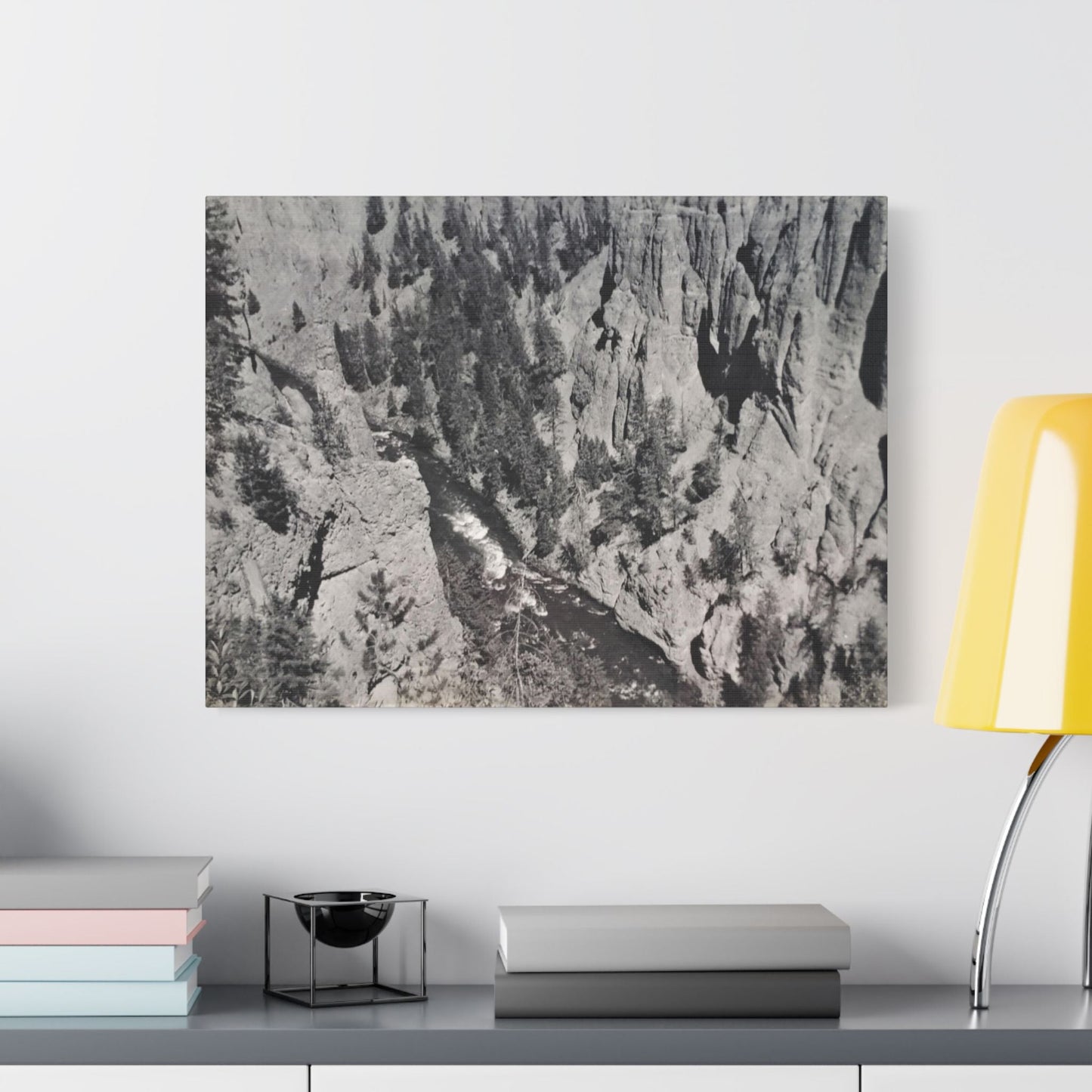 Cleopatras Needle Satin Canvas Stretched