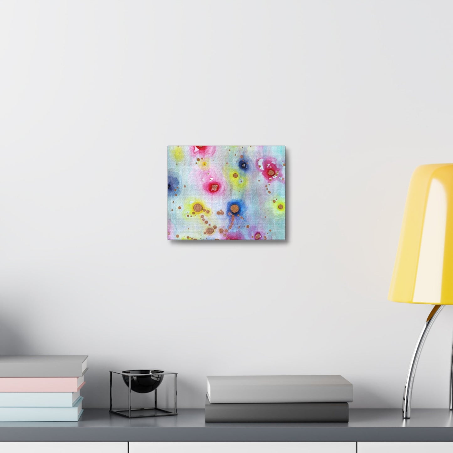 Raining Blooms Stretched Canvas Printify
