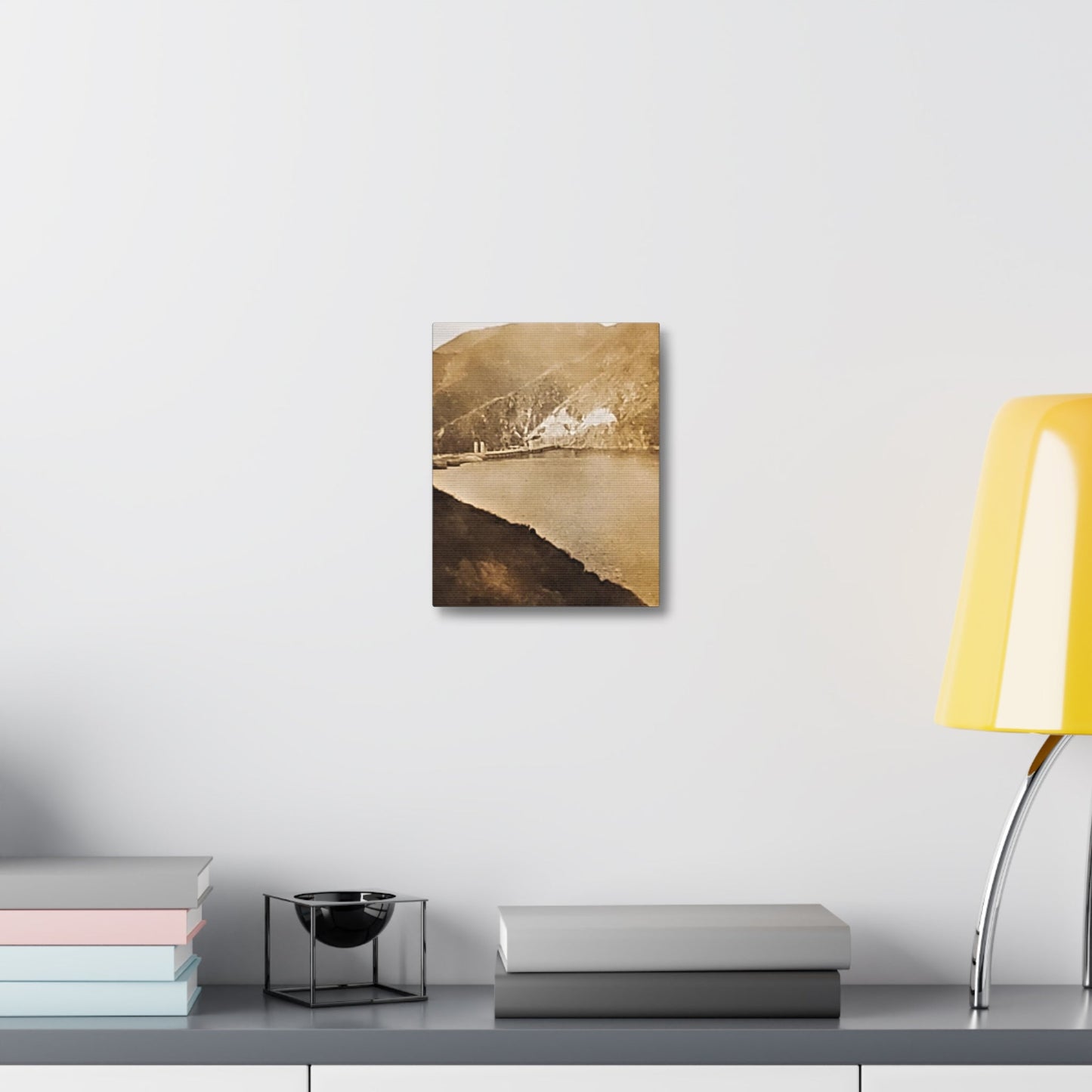 Morris Dam Lake Stretched Canvas 1.5" 8″ x 10″
