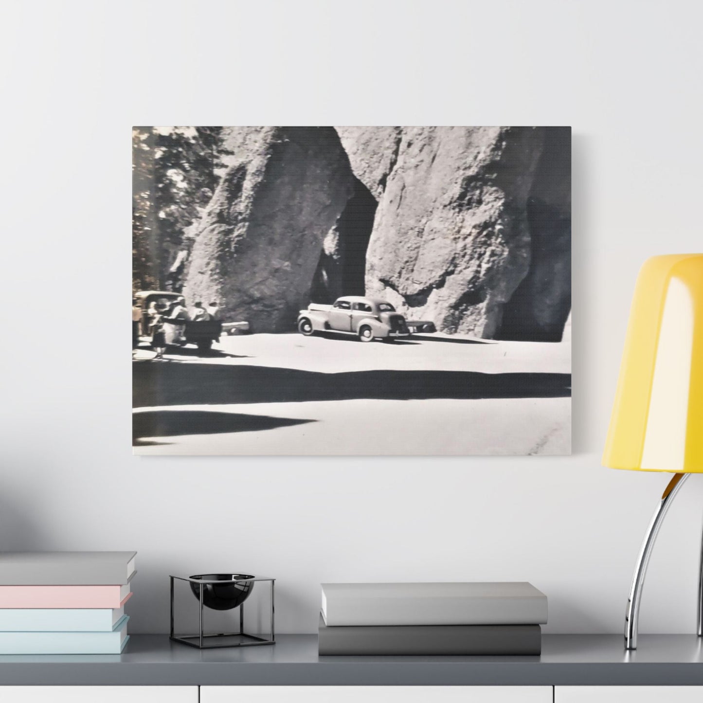 At the Needles Satin Canvas Stretched 24″ x 18″ (Horizontal) 1.5"