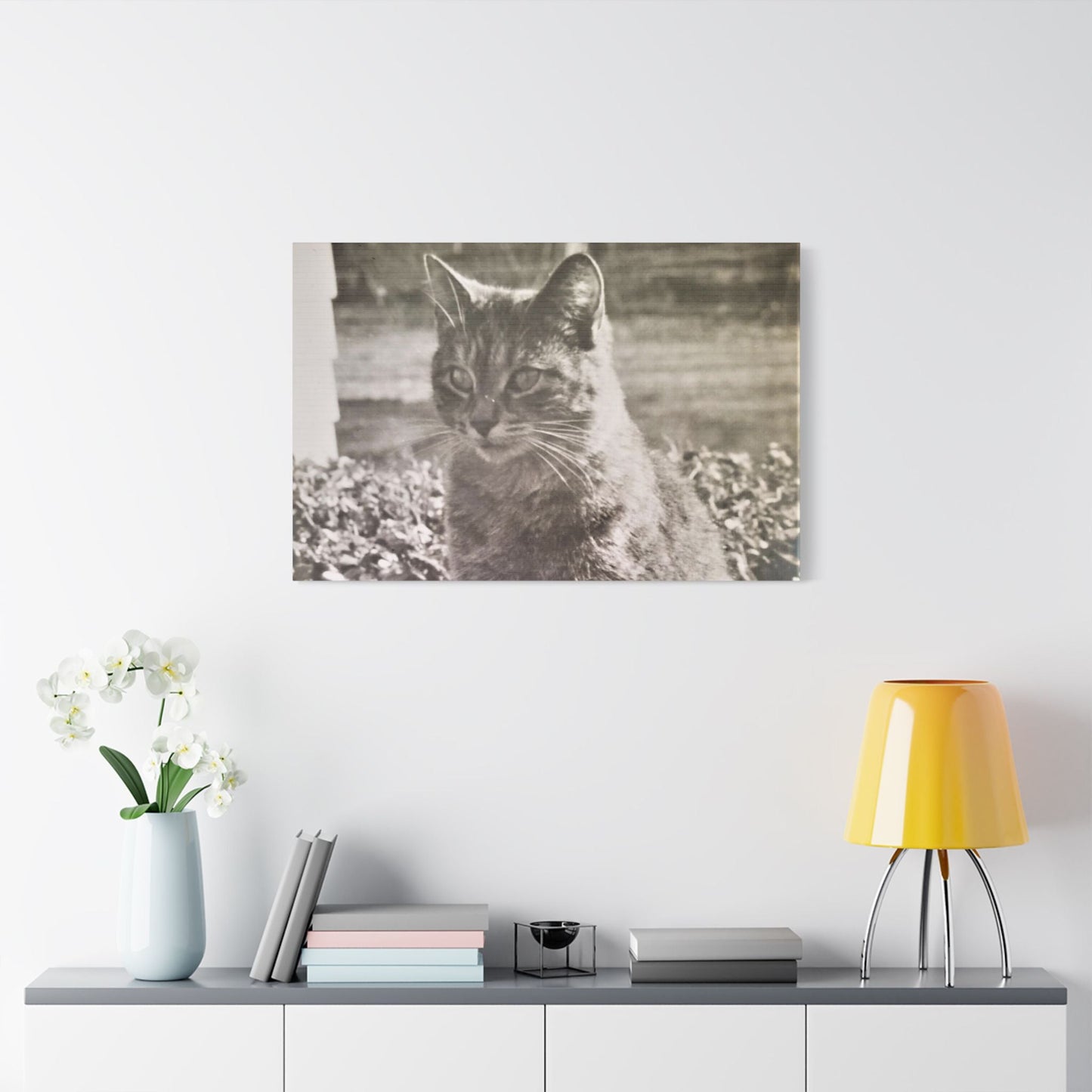 Caledonia Satin Canvas Stretched