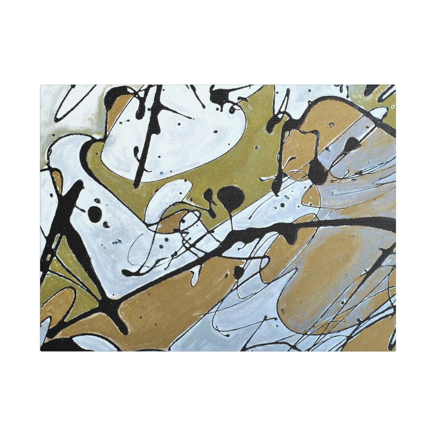 Mardi Gras Satin Canvas Stretched 16″ x 12″ (Horizontal) 1.5"