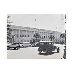 Sunset Bowling Center Largest in U.S 1939 Satin Canvas Stretched