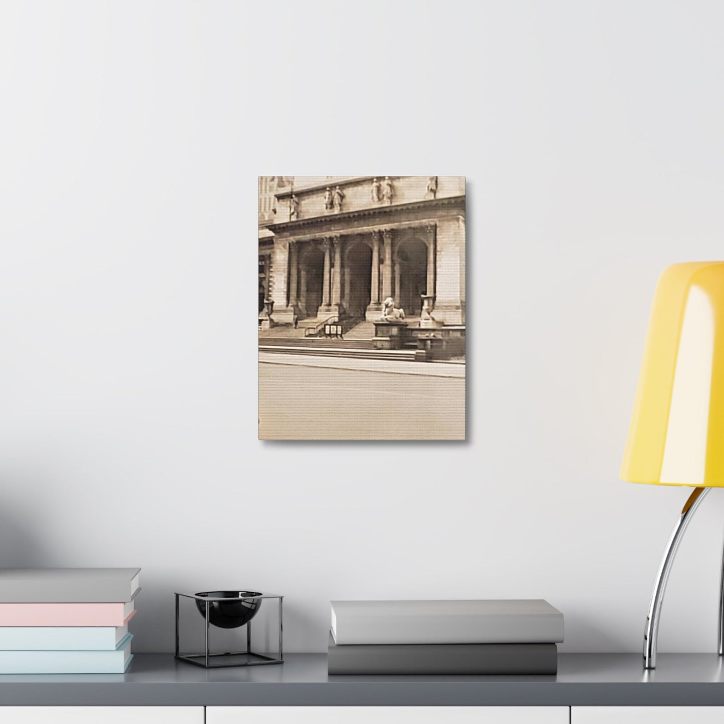 New York Public Library Stretched Canvas 1.5" 11″ x 14″