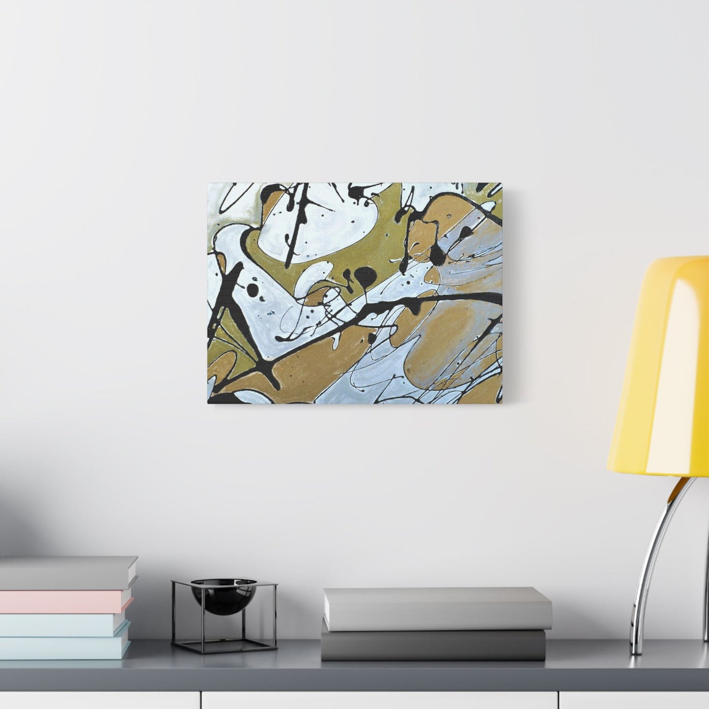 Mardi Gras Satin Canvas Stretched