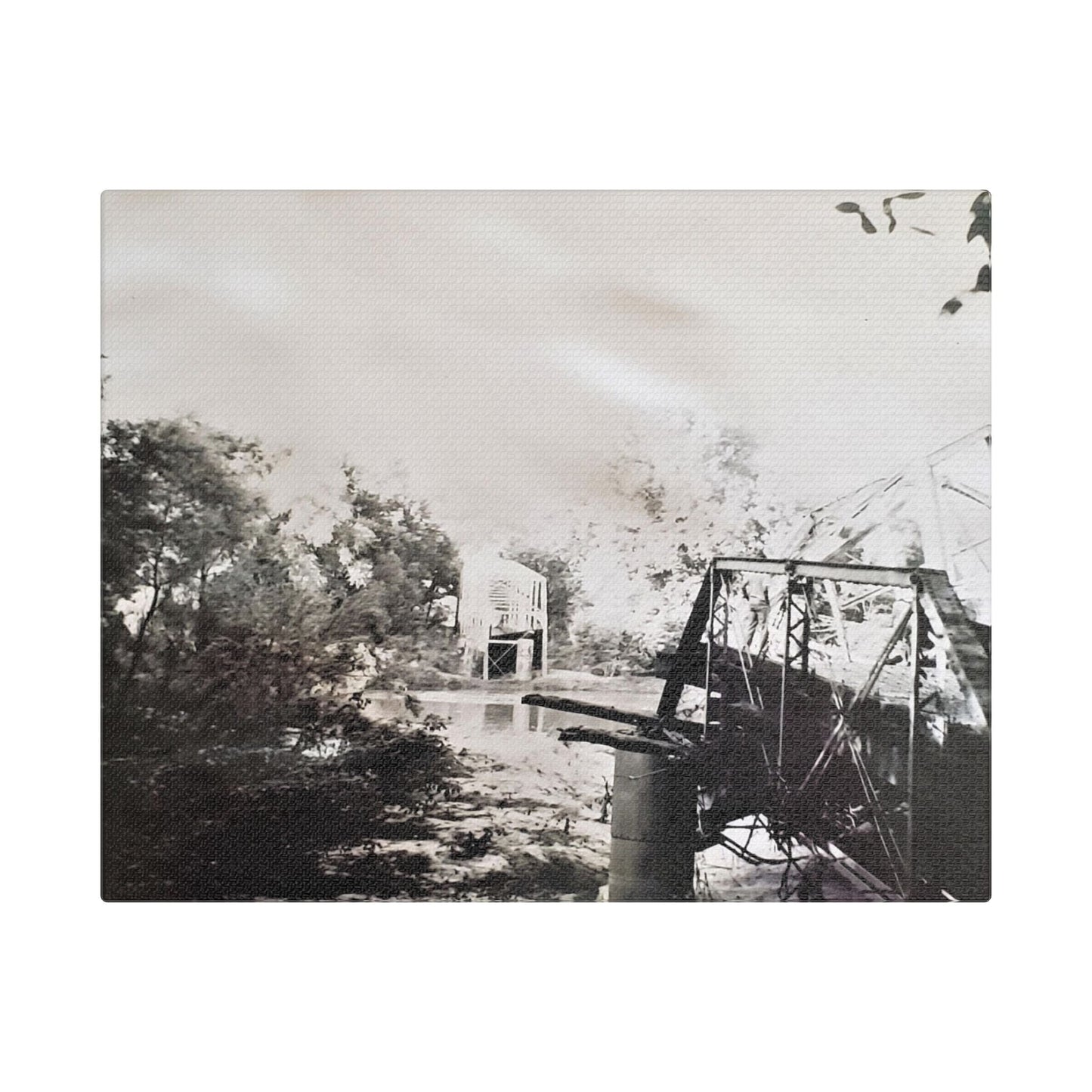 Bridge Satin Canvas Stretched 10″ x 8″ (Horizontal) 1.5"