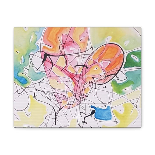 Paper Heart Canvas Gallery Wraps - Kia Day Design