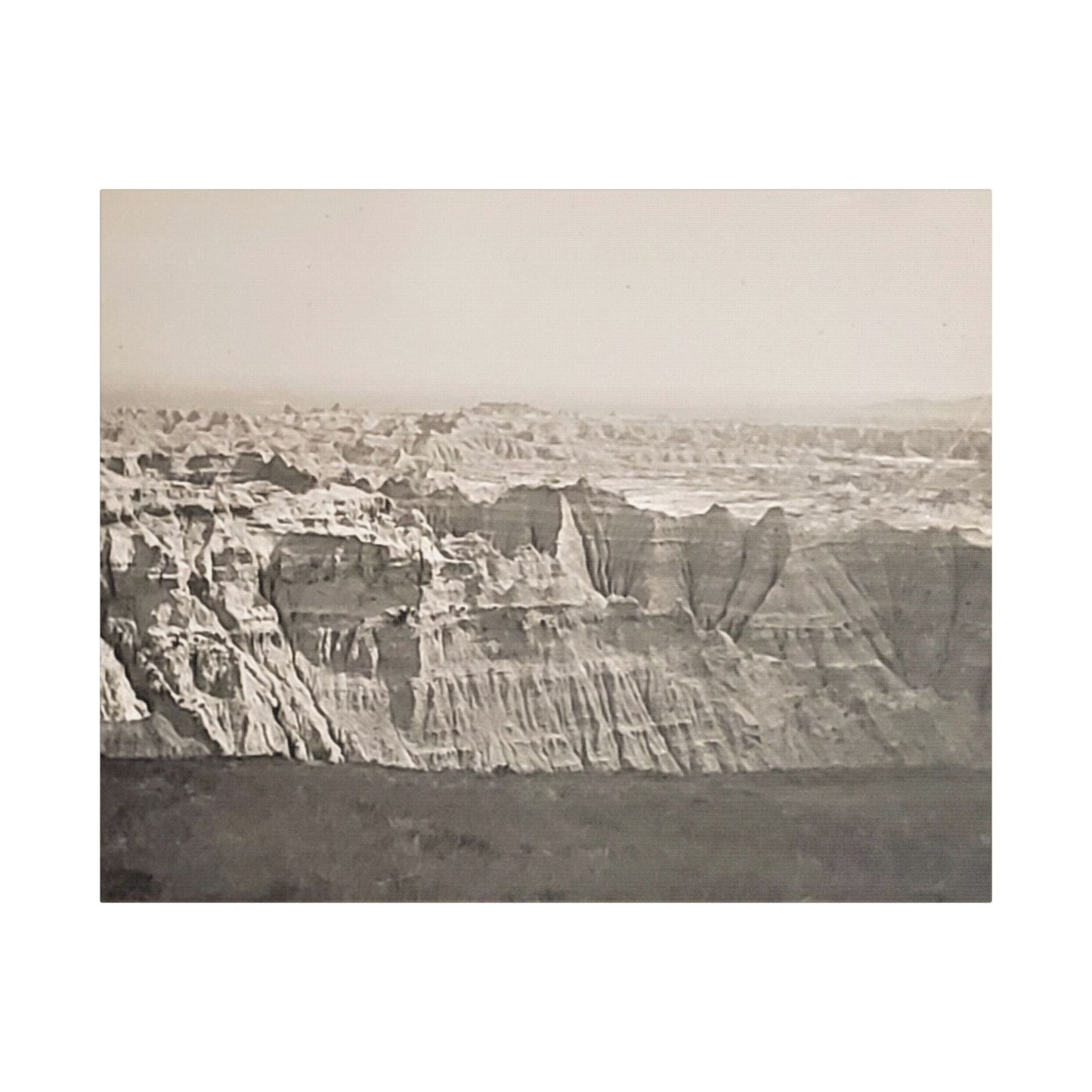 The Pinnacles Satin Canvas Stretched 30" x 24" (Horizontal) 1.5"