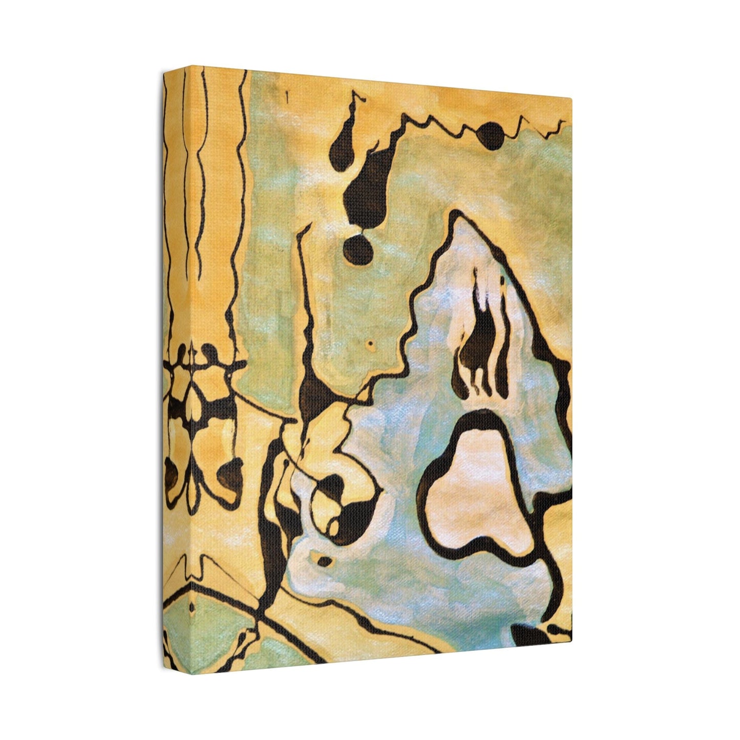 Screaming Ghost Satin Canvas Stretched