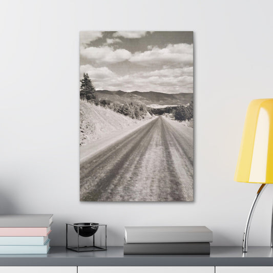 Western Road Canvas Gallery Wraps 16″ x 24″ 1.25"