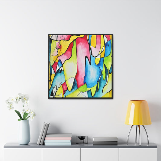 Blue Flame Gallery Canvas Wraps Square Frame 30″ x 30″ 1.25"