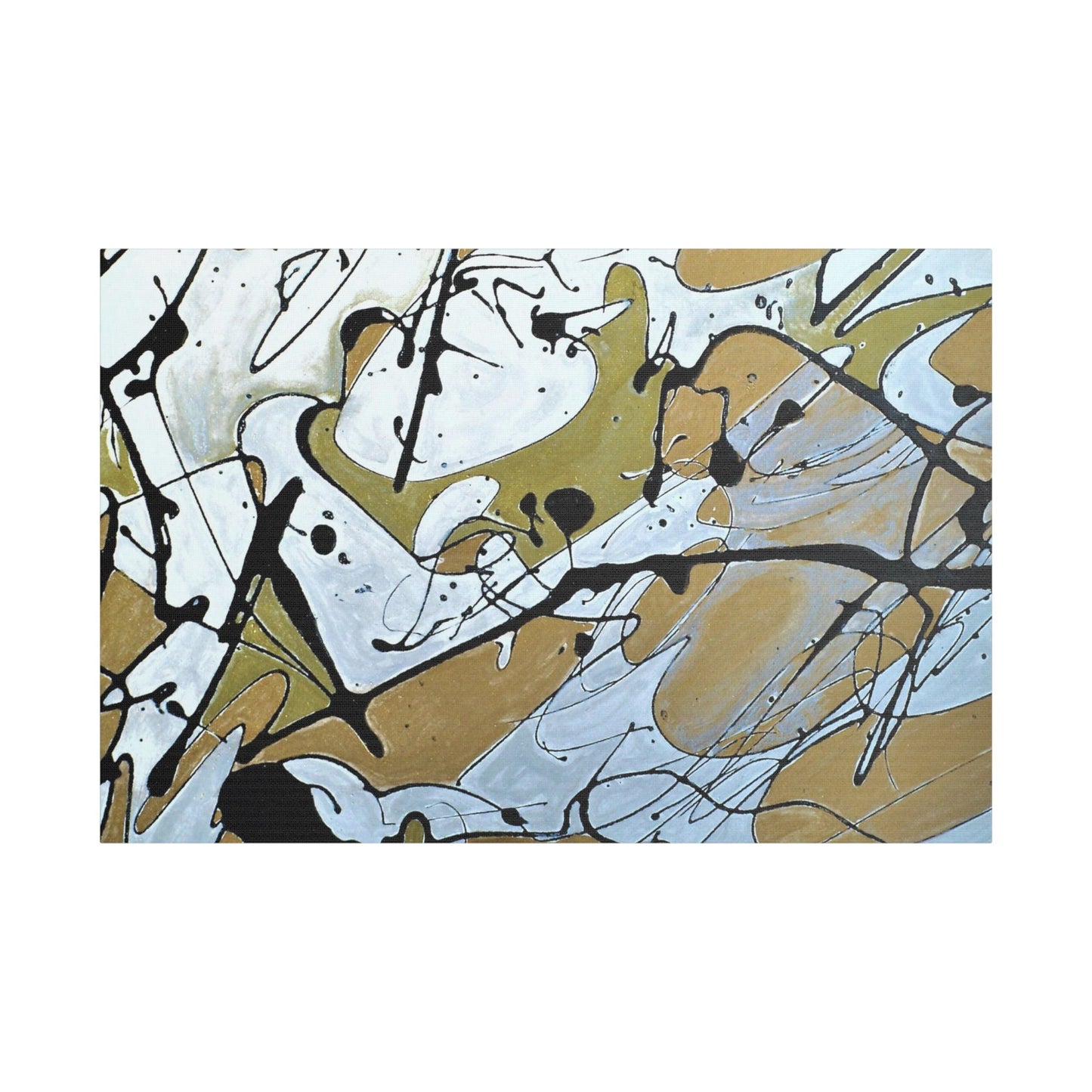 Mardi Gras Satin Canvas Stretched 36″ x 24″ (Horizontal) 1.5"
