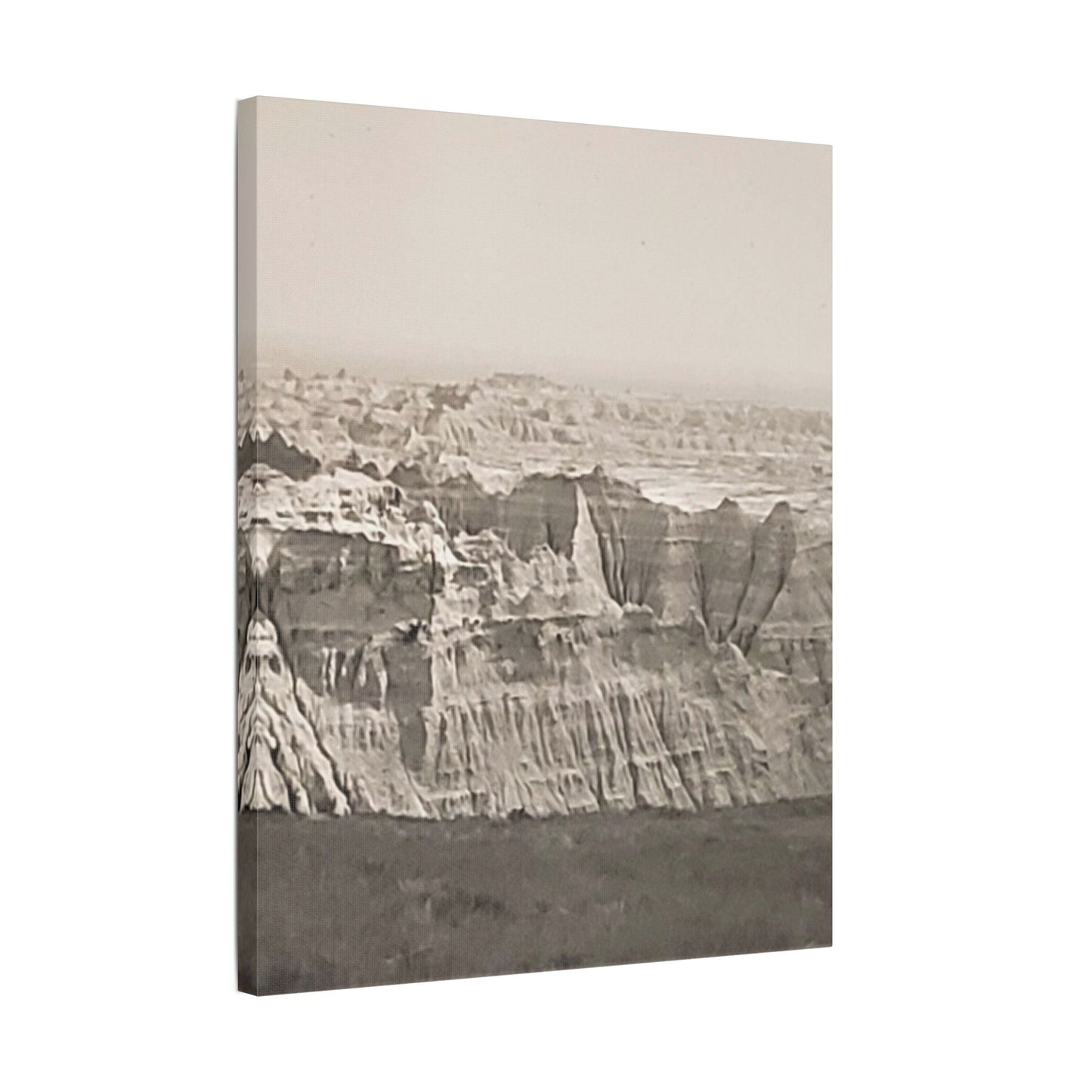 The Pinnacles Satin Canvas Stretched