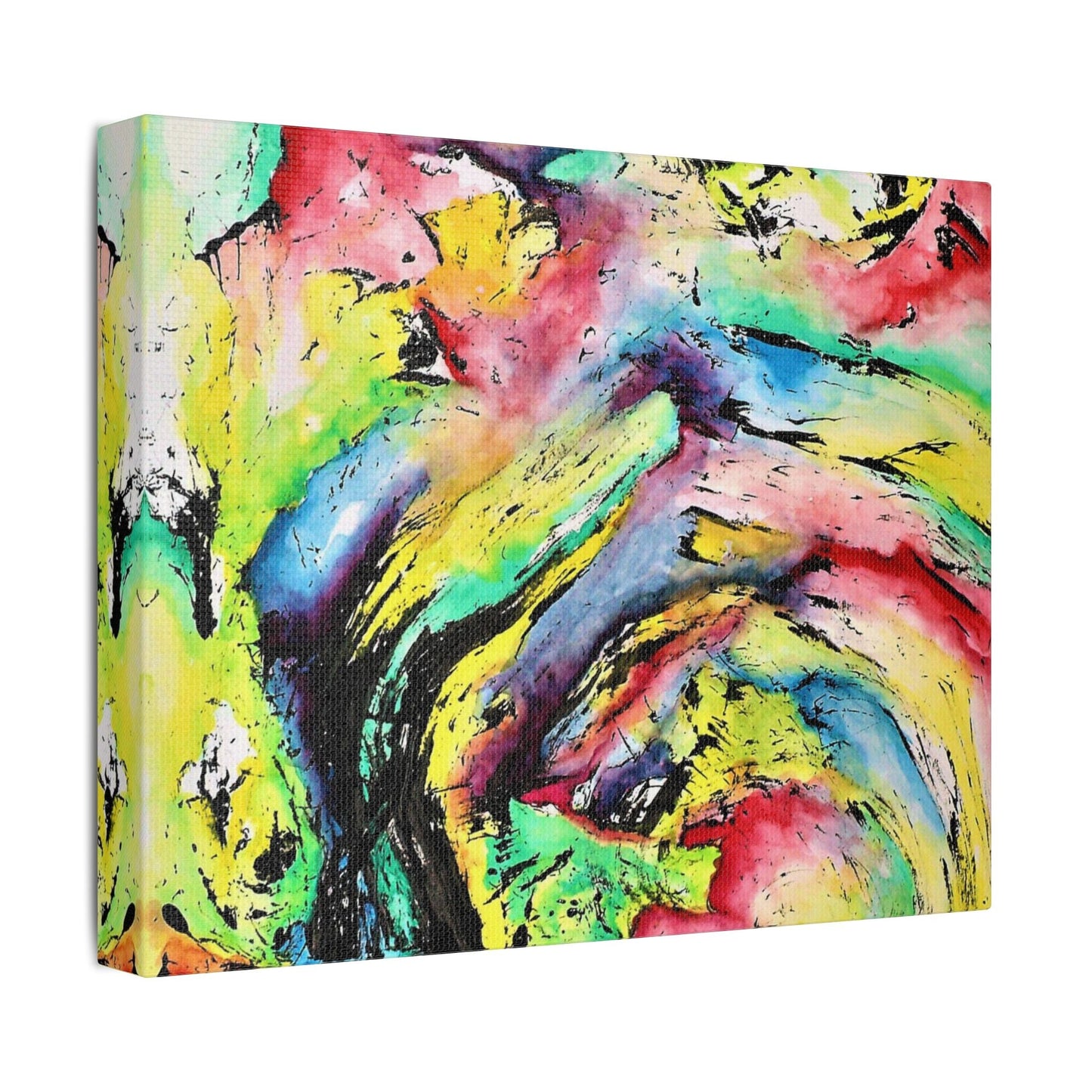 Vortex Satin Canvas Stretched