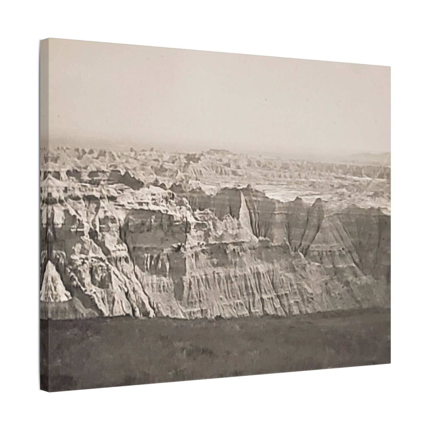 The Pinnacles Satin Canvas Stretched