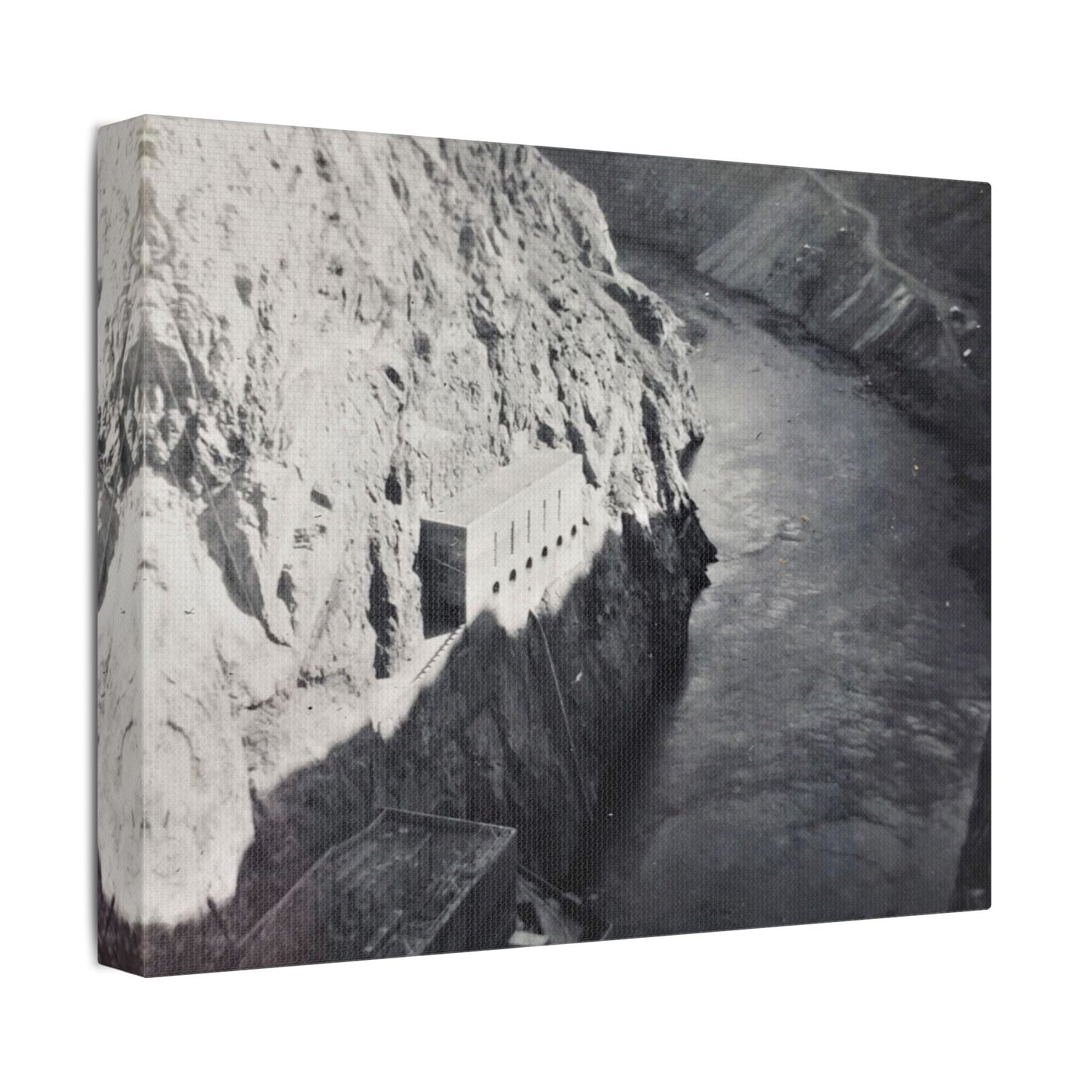 Boulder Dam Satin Canvas Stretched