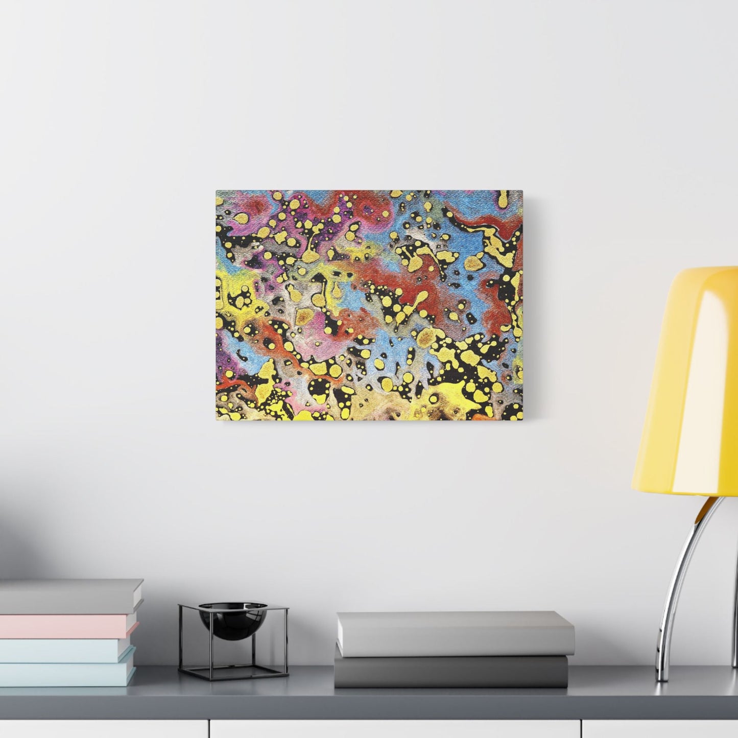 Limbo Satin Canvas Stretched