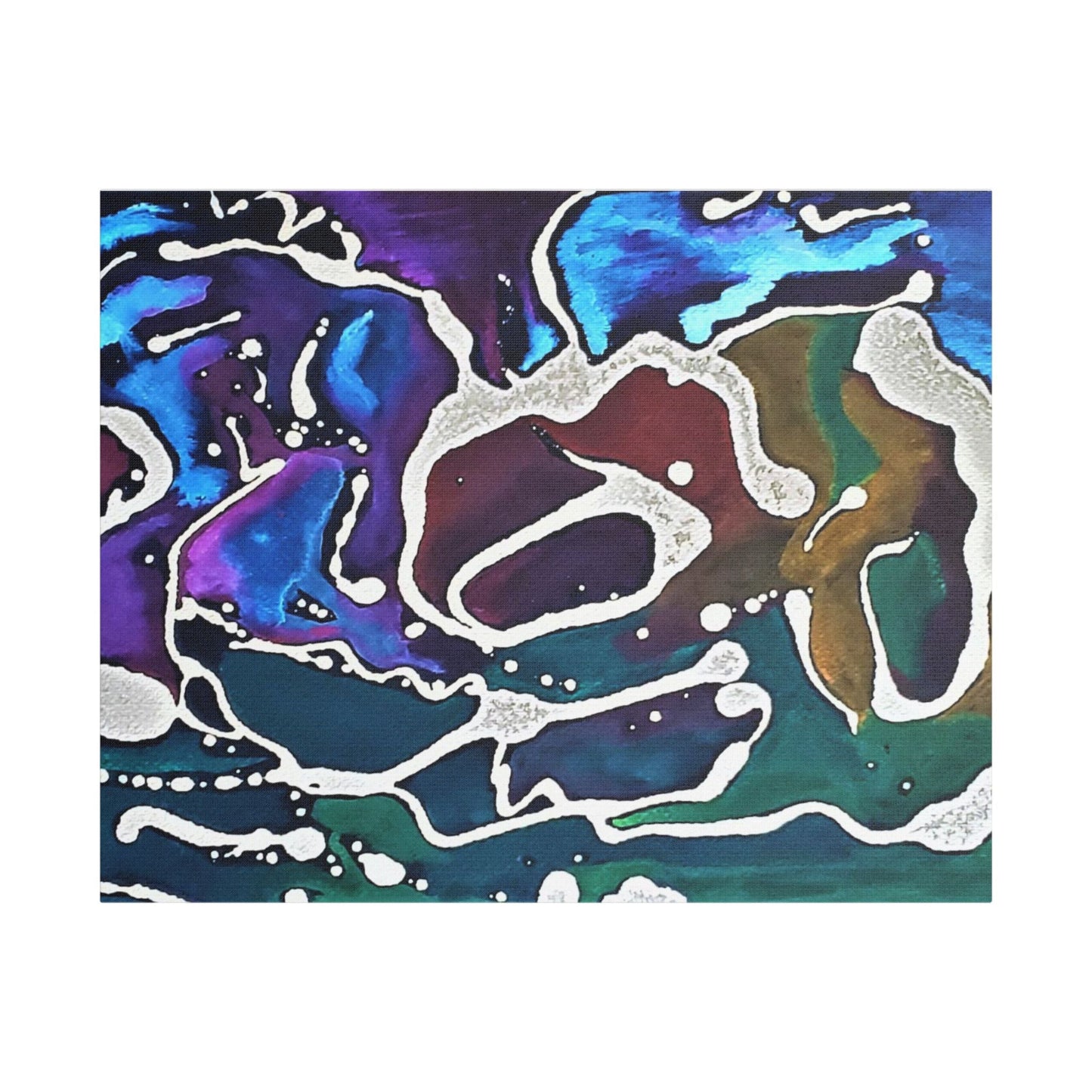 Ant Satin Canvas Stretched 30" x 24" (Horizontal) 1.5"