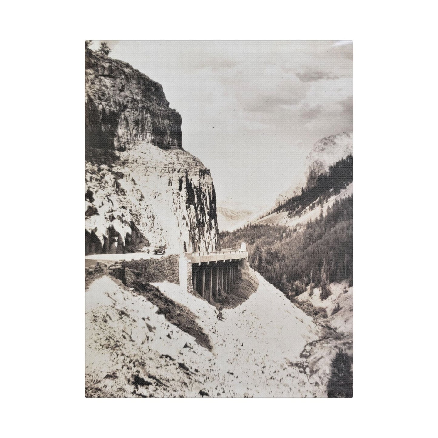 Golden Gate Canyon Colorado Satin Canvas Stretched
