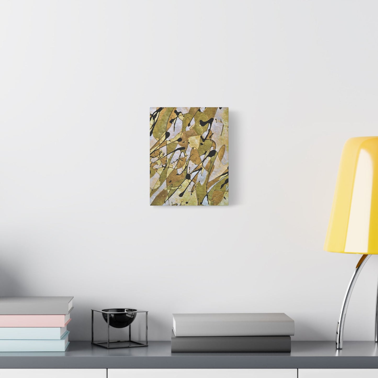 Gold Rush Satin Canvas Stretched