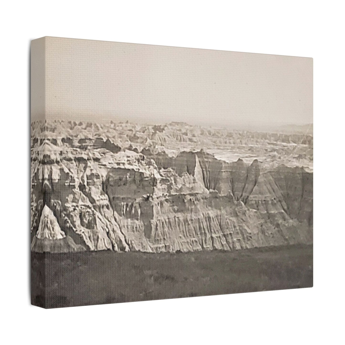 The Pinnacles Satin Canvas Stretched