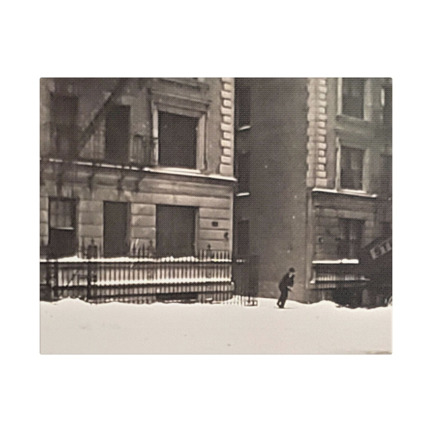 430 W 119th St New York Satin Canvas Stretched