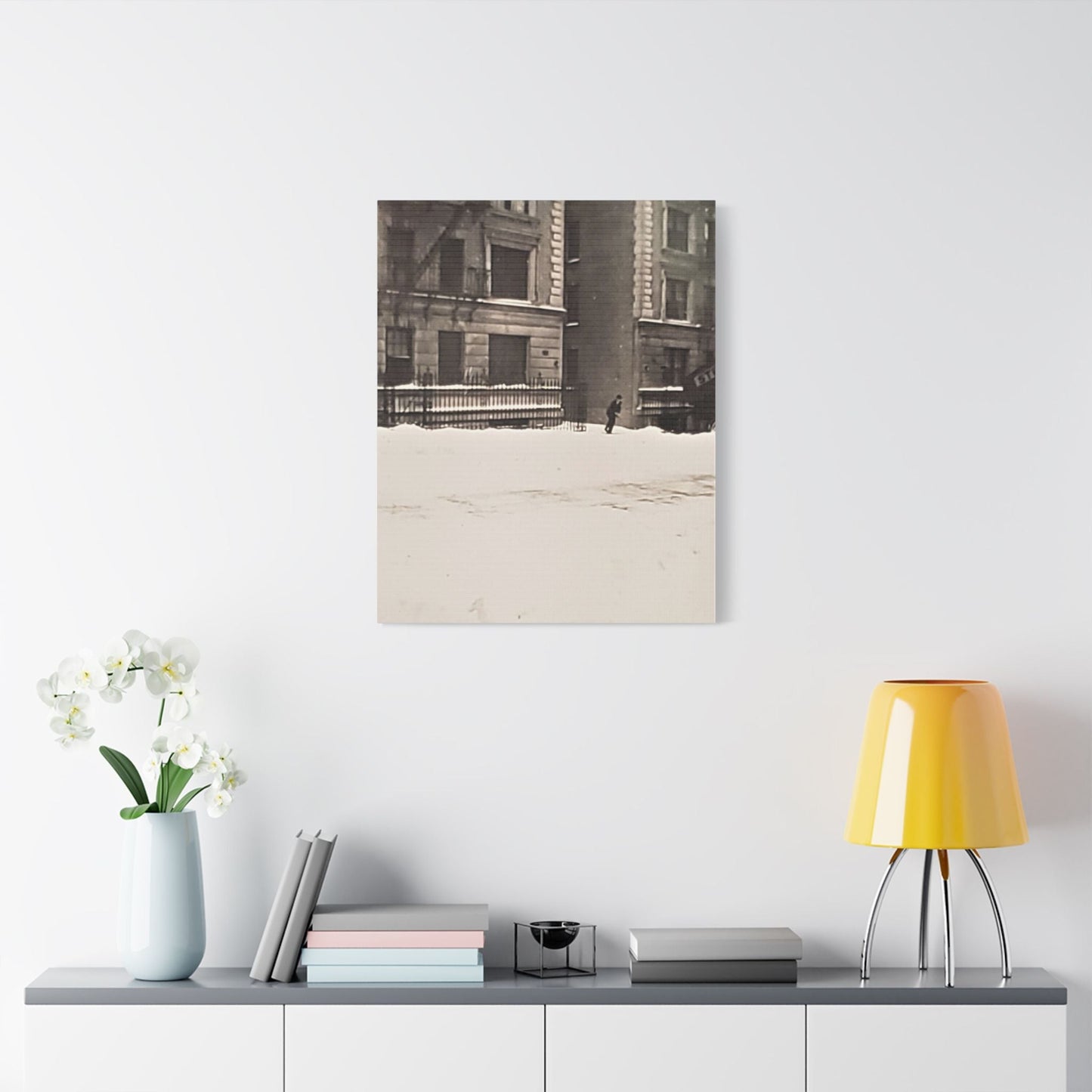 430 W 119th St New York Satin Canvas Stretched 24" x 30" (Vertical) 1.5"