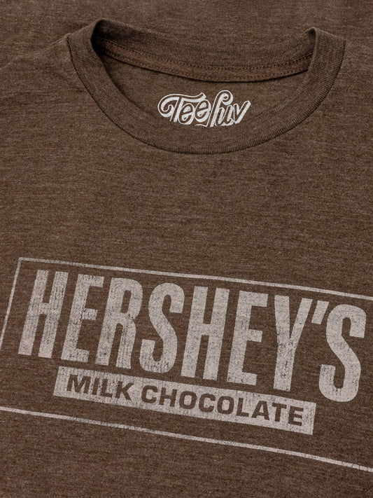 Hershey's Milk Chocolate T-Shirt - Brown Heather - - Clothing