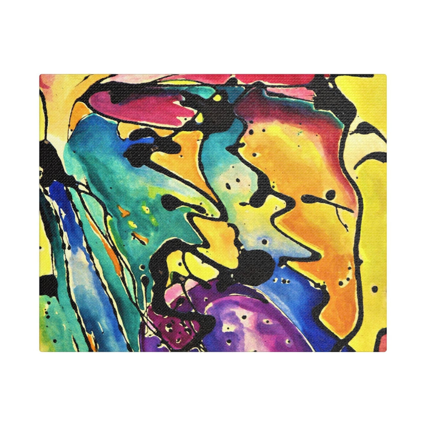 Sing Satin Canvas Stretched 10″ x 8″ (Horizontal) 1.5"