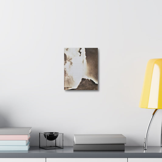 White Dome Geyser Yellowstone Stretched Canvas 1.5" 8″ x 10″