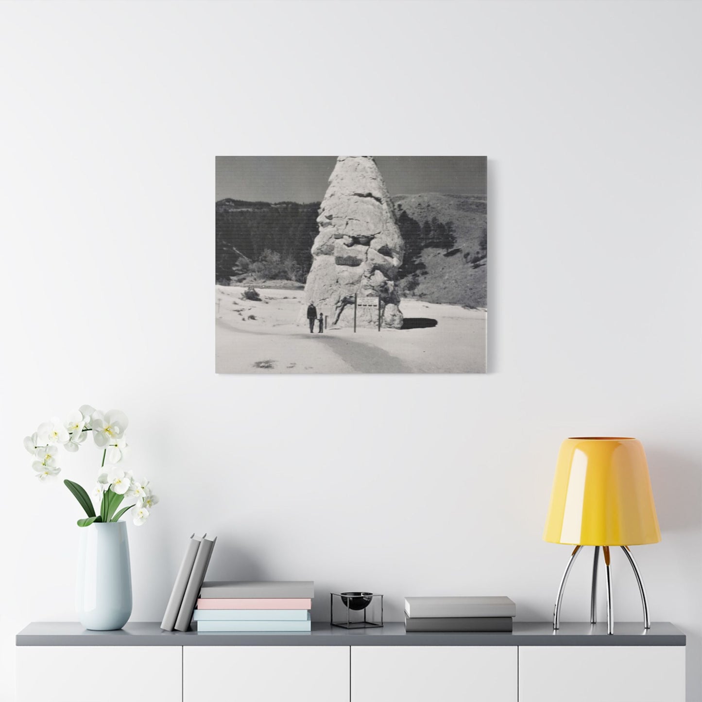 Liberty Cap Yellowstone Satin Canvas Stretched 30" x 24" (Horizontal) 1.5"