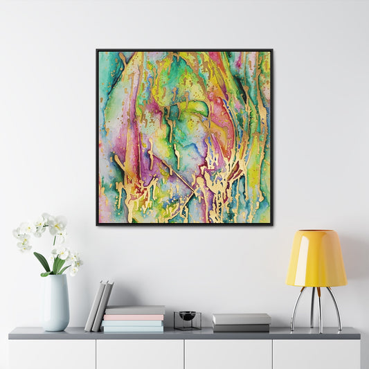 Acid Face Gallery Canvas Wraps Square Frame