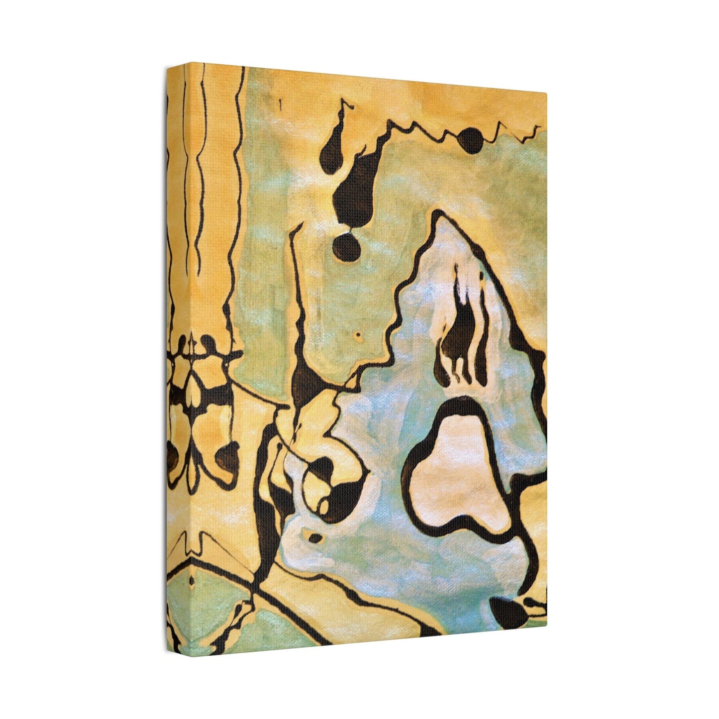 Screaming Ghost Satin Canvas Stretched