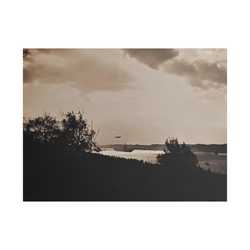 Navy Day New York October 27th 1945 Plane Satin Canvas Stretched