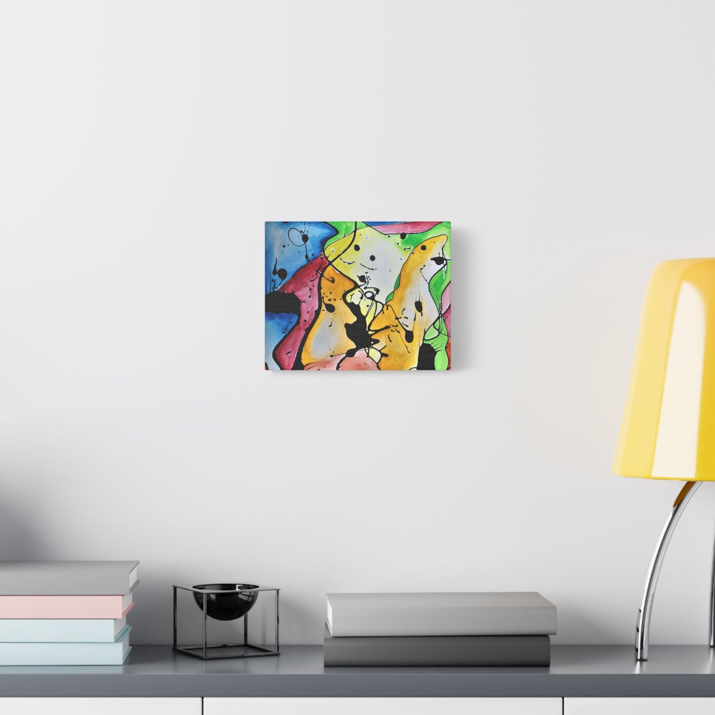 Space Judy Satin Canvas Stretched