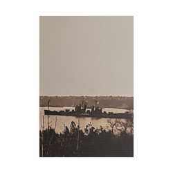 Navy Day New York October 27th 1945 Satin Canvas Stretched