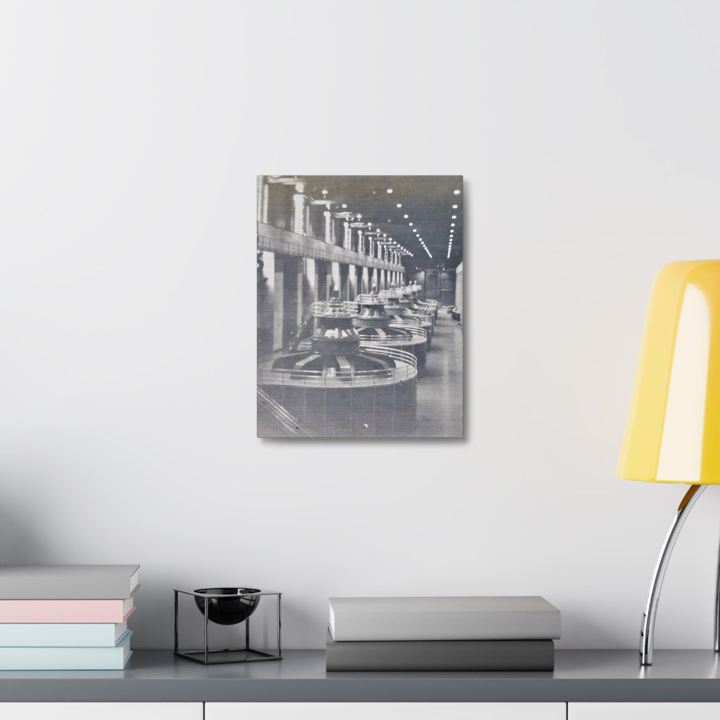 Boulder Dam Powerhouse Stretched Canvas 1.5" 11″ x 14″