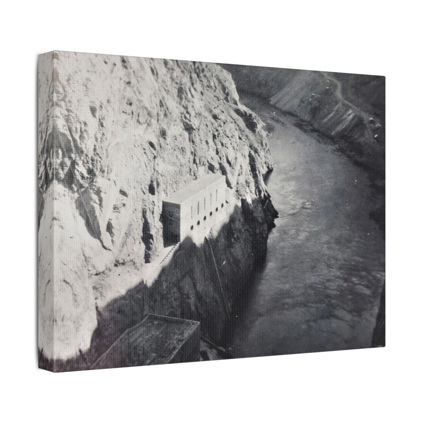 Boulder Dam Satin Canvas Stretched