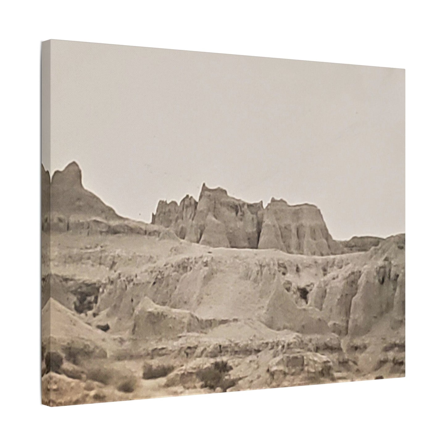 West Satin Canvas Stretched