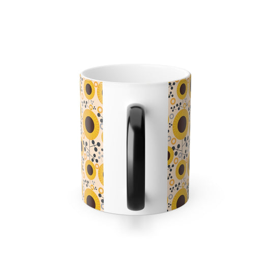 Sunflower Color Morphing Mug - 11oz - Kia Day Design