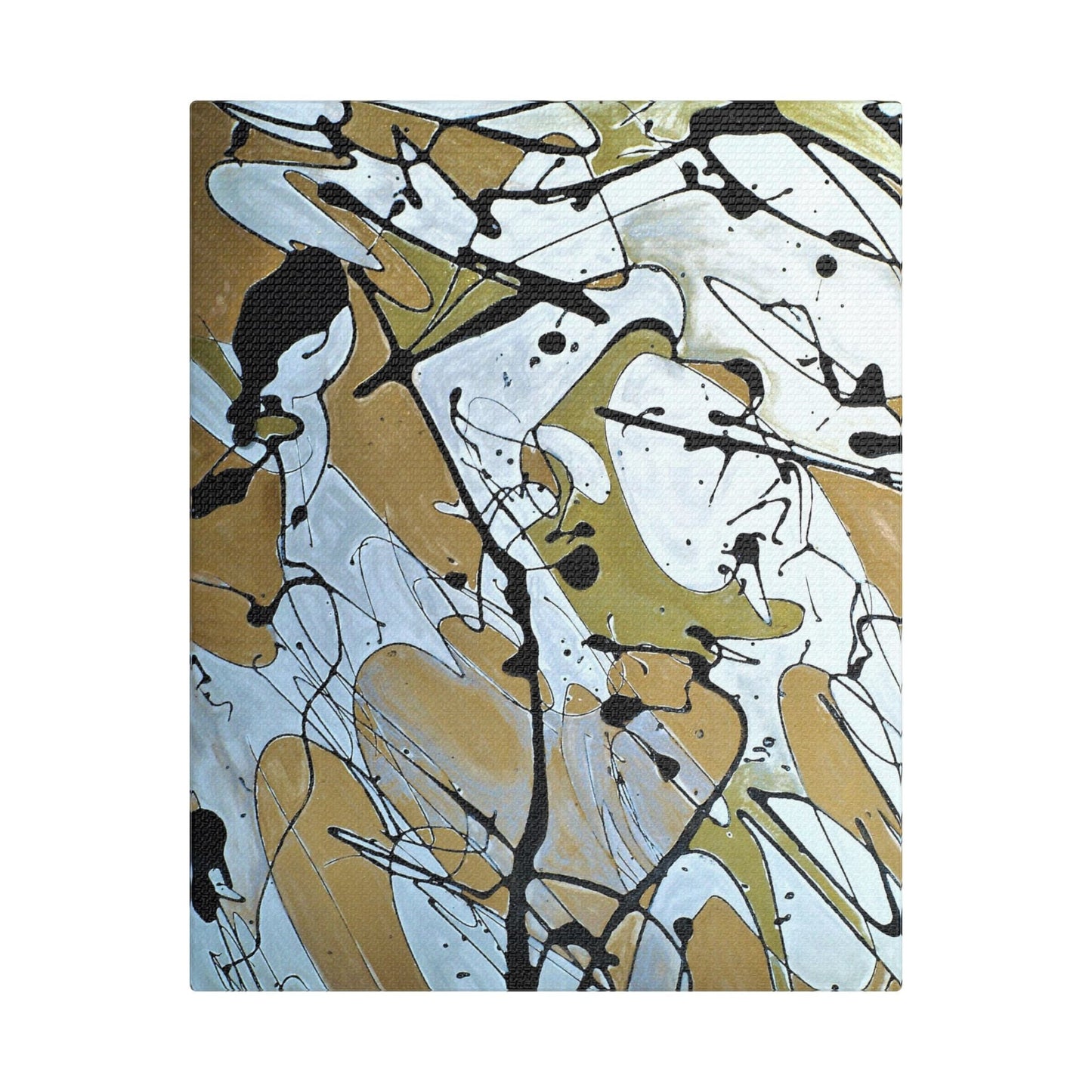 Mardi Gras Satin Canvas Stretched 8″ x 10″ (Vertical) 1.5"