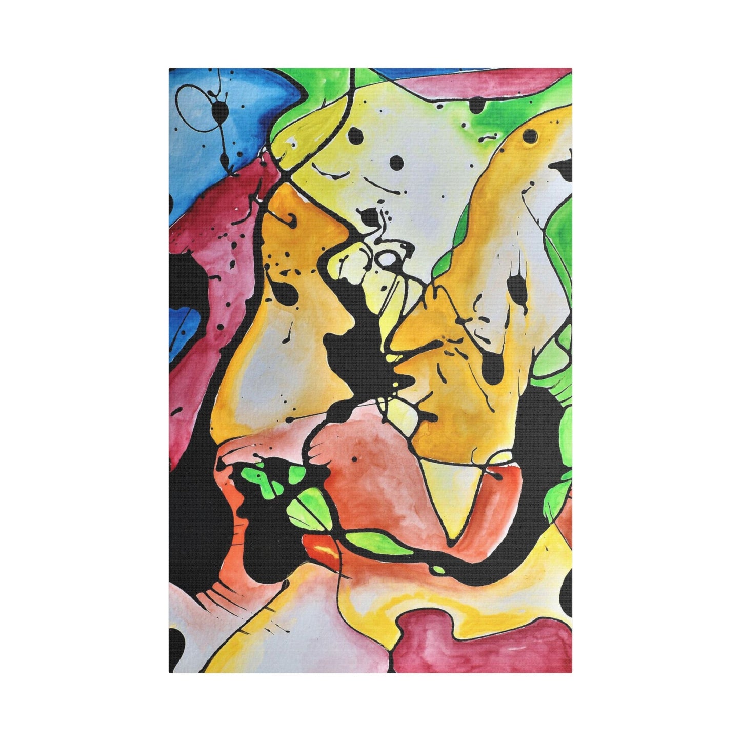 Space Judy Satin Canvas Stretched 24″ x 36″ (Vertical) 1.5"