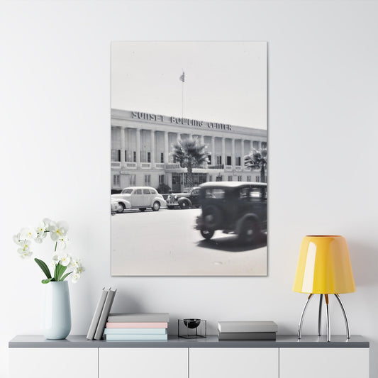 Sunset Bowling Center Largest in U.S 1939 Canvas Gallery Wraps 32″ x 48″ 1.25"